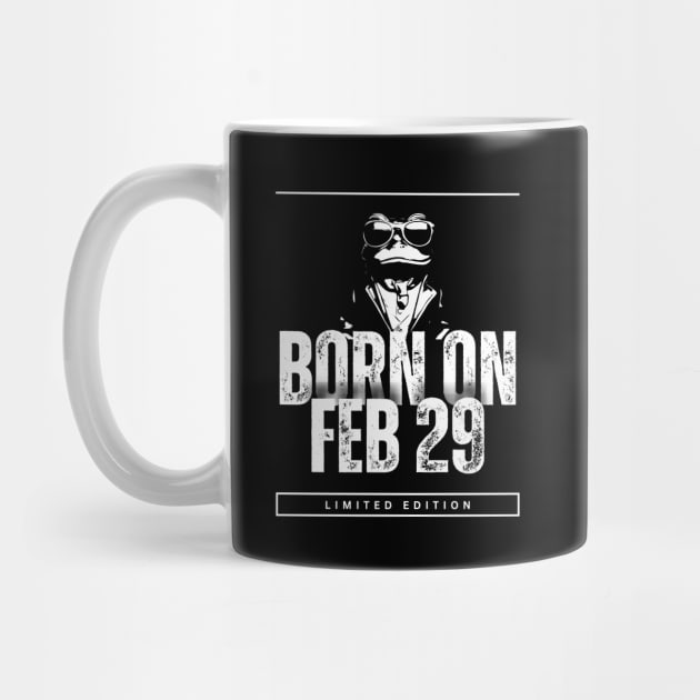 Born on February 29 | Leap year Birthday Limited Edition by Starart Designs